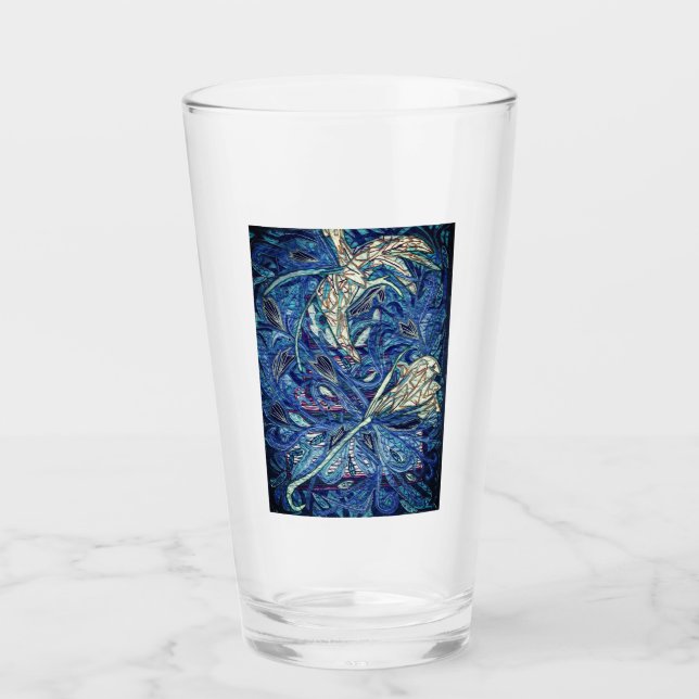 Blue cake glas (Vorderseite)