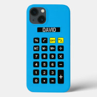 Blue Calculator mit Keypad
