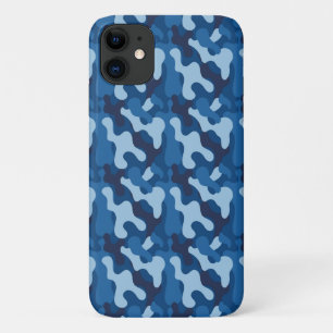 Blue Camouflage Case iPhone Pad Samsung