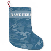 Blue Camouflage Custom Christmas Camouflage