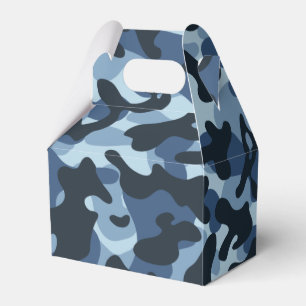 Blue Camouflage Geschenkschachtel