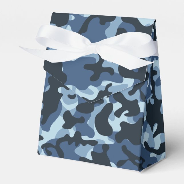 Blue Camouflage Geschenkschachtel (Vorderseite)