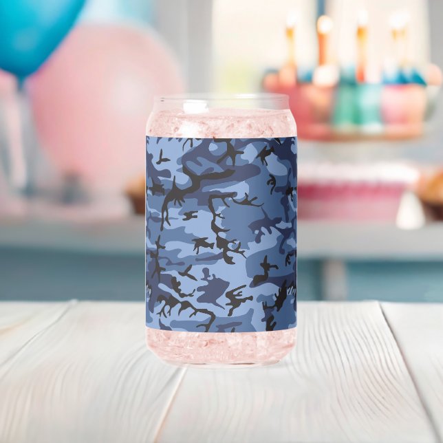 Blue Camouflage, Militär, Armee Dosenglas (Insitu (Baby Party))