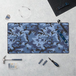Blue Camouflage, Militär, Armee Schreibtischunterlage
