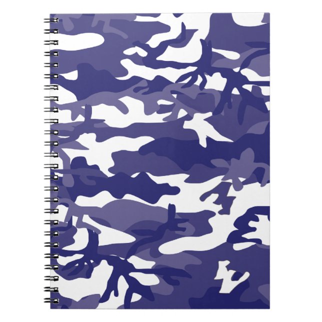 Blue Camouflage Notizblock (Vorderseite)