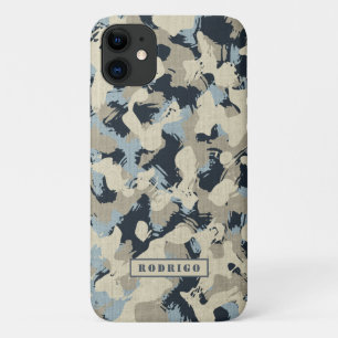 Blue Camouflage Pattern Jagd Camouflage Masculin Case-Mate iPhone Hülle