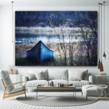 Blue Canoe Herbst in New Yorker Fotografie