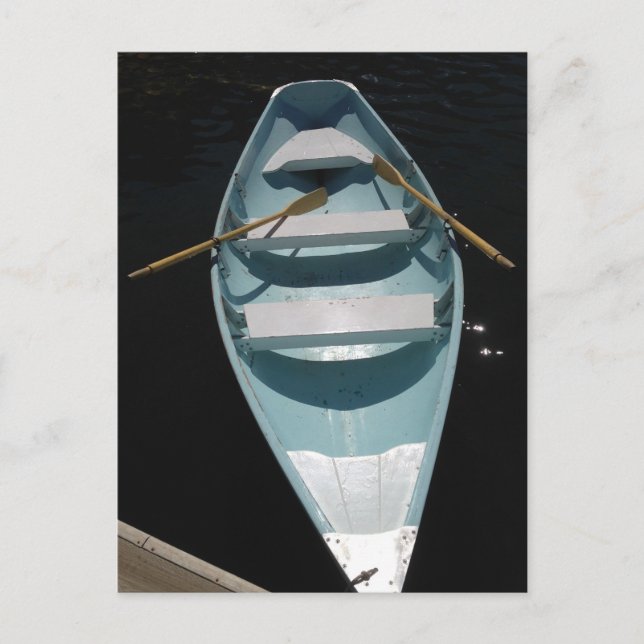 Blue Canoe Postkarte (Vorderseite)