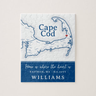 Blue Cape Cod Map New Zuhause