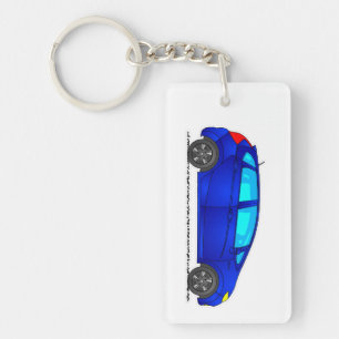 Blue Car Keyring, Cars Schlüsselanhänger, Schlü Schlüsselanhänger