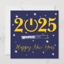 Blue Card Happy new Year