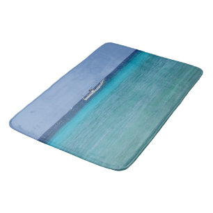 Blue Caribbean Badematte