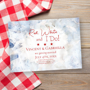 Blue Carnation Blume 4. Juli Hochzeit Save The Date