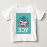 Blue Carnival Circus Baby Birthday Kids House Part