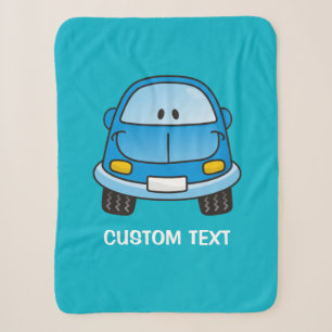 Blue Cartoon Car Sherpadecke