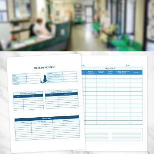 Blue Cat Healthcare Record - Keeper-Seite