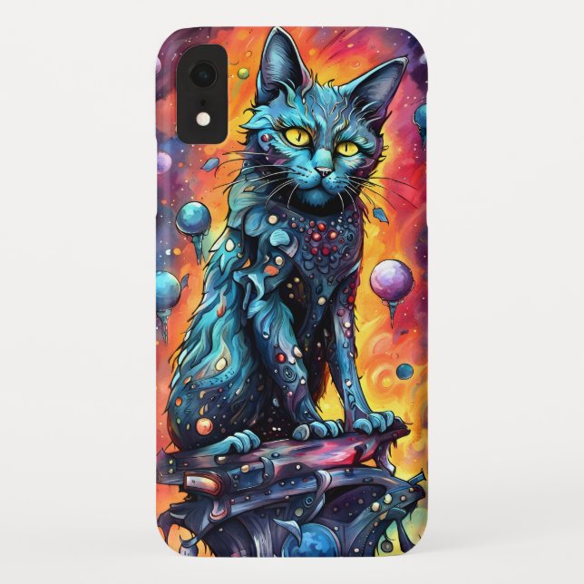 Blue Cat I Case-Mate iPhone Hülle (Rückseite)