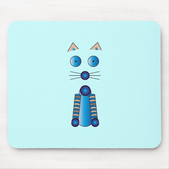 Blue CAT Mousepad (Vorne)