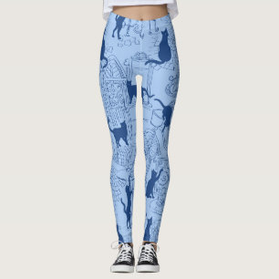 Blue Cat Paris Leggings Motifs