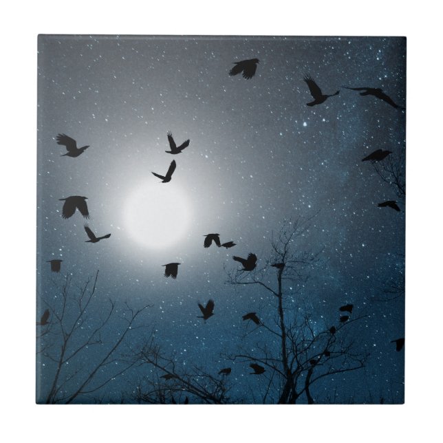 Blue Celestial Dream Fliese (Vorderseite)