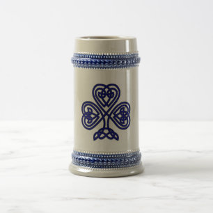 Blue Celtic Design 2 Stein Mug