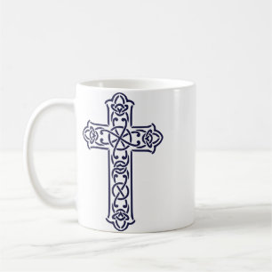 Blue Celtic High Cross Kaffeetasse