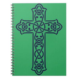 Blue Celtic High Cross Notizblock