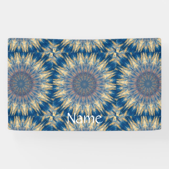 Blue Chakra Kaleidoskop Thunder_Cove Banner (Horizontal)