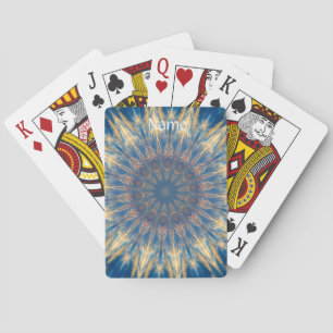 Blue Chakra Kaleidoskop Thunder_Cove Spielkarten