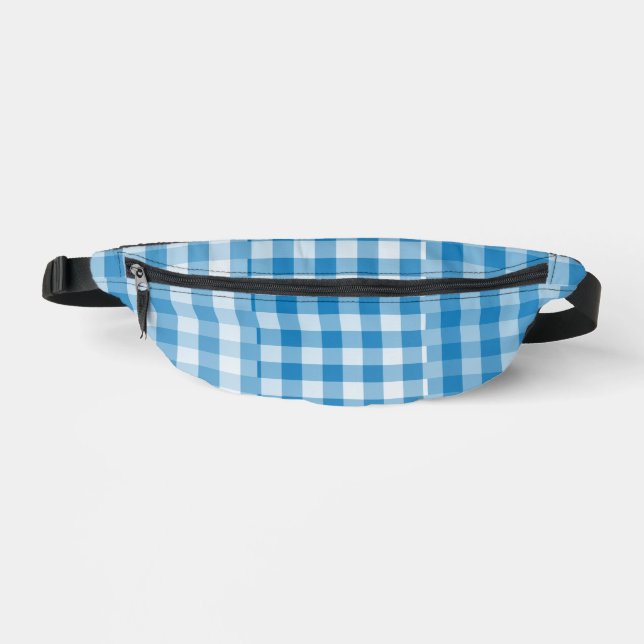 Blue Checker Patchwork Pattern (Recto)
