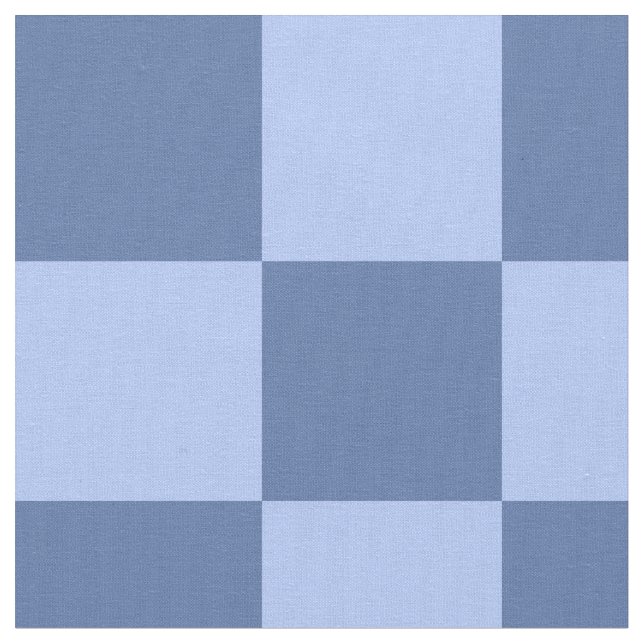 Blue Checkered Pattern Stoff (Nahaufnahme)