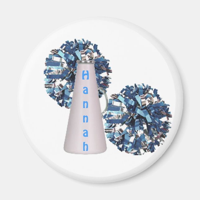 Blue Cheerleader Magnet (Vorne)