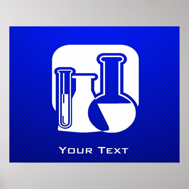 Blue Chemistry Poster (Vorne)