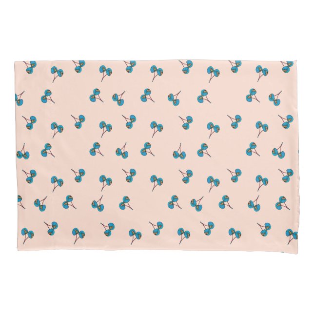 Blue Cherry Kissenbezug (Vorderseite)