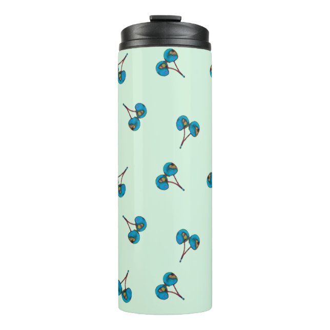 Blue Cherry Thermosbecher (Vorderseite)