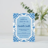 Blue Chinoiserie Chinesisches Brautparty