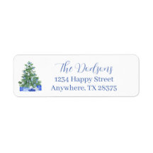 Blue Chinoiserie Christmas Tree