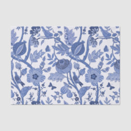 Blue Chinoiserie Design Seidenpapier