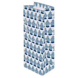 Blue Chinoiserie Ginger Jar Jars Geschenktüte Für Weinflaschen