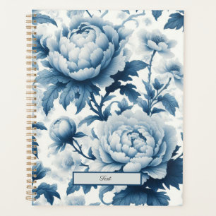 Blue Chinoserie Wild Blume Planer