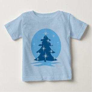 Blue Christmas Baby T - Shirt Holiday Classic T-Sh