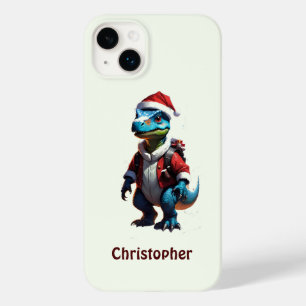 Blue Christmas Dinosaurier Case-Mate iPhone 14 Plus Hülle