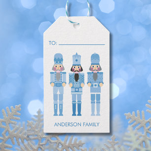 BLUE CHRISTMAS NUTCRACKER GESCHENKANHÄNGER