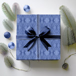 Blue Christmas Pattern#32 ID1009 Geschenkpapier<br><div class="desc">Wenn Sie sich fragen, welche Farbkombinationen Sie für Ihre Weihnachtsdekoration und Geschenkartikel in diesem Jahr auswählen sollten, habe ich Sammlungen von aufeinander abgestimmten Mustern erstellt, um das Leben ein wenig leichter zu machen. Dieses elegante Hintergrund Texturdesign hat einen gekrinkten goldenen Folieneffekt in blau. Suchen Sie die ID1009, um weitere Produkte...</div>