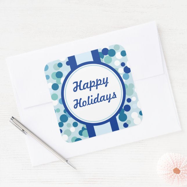 Blue Christmas Stickers (Umschlag)