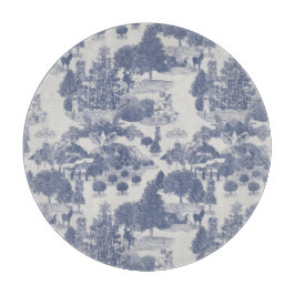 Blue Christmas Winter Wonderland Schneidebrett