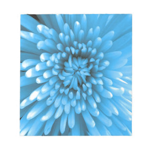 Blue Chrysanthemum Notizblock