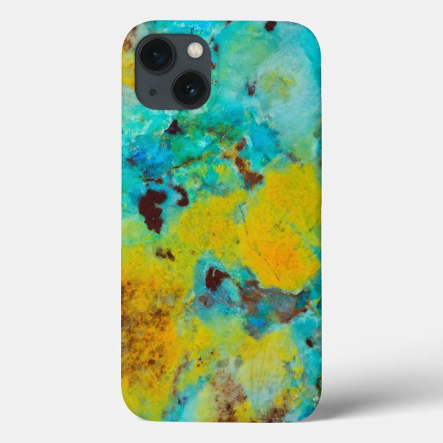 Blue Chrysocolla Jasper Case-Mate iPhone Hülle (Rückseite)