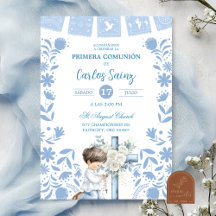 Blue Cielito Lindo First Holy Communion