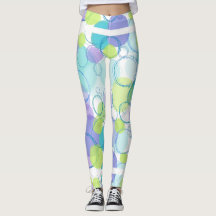 Blue Circle Leggins